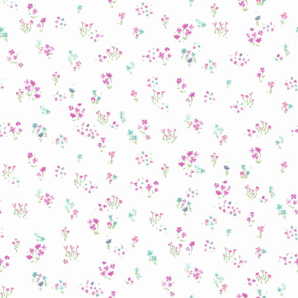 Watercolor Floral BouquetWallpaper