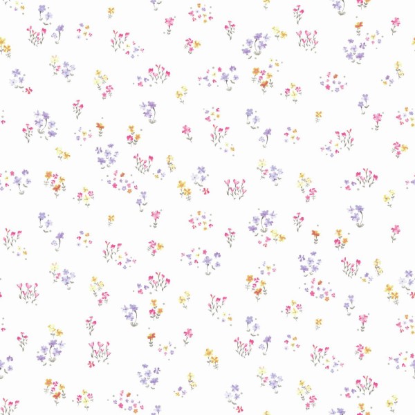 Watercolor Floral BouquetWallpaper