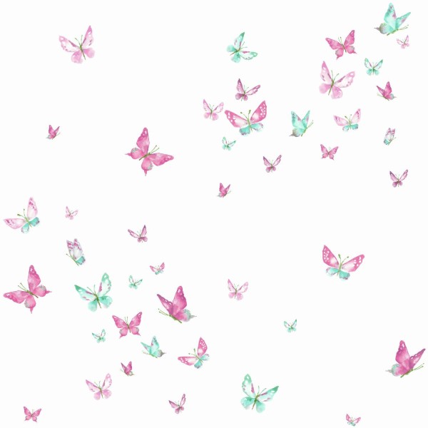 Watercolor ButterfliesWallpaper